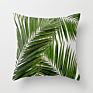 Fashionable Tropical Plant Polyester Hugging Pillow Case Office Fabric Sofa Cushion Cover Home Peach Skin Pillow Case