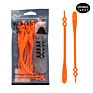 Fast Delivery Shoelaces Silicone for Adults Shoelace No Tie Rubber Shoelaces Accept Free Sample Silicone round Lace 14Pcs