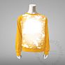 Faux Bleach Design Sublimation Crew Neck Sweatshirt