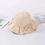 Female Cute Bow Art Hat Fisherman Hat Spring and Sunscreen Sun Hat