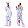 Flannel Unicorn Pajamas Girls Cartoon Animal Onesie Women Sleepwear Hooded for Adults and Kids