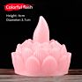 Flickering Flameless Tealight Led Candles Battery Operated Waterproof Outdoor Decorative Led Lotus Floating Candles