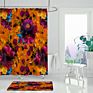 Flowers Printed Shower Curtains Bathroom Shower Curtain Waterproof Bath Screens Home Decorations Multi-Size Shower Curtains