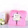 Fluffy Candy Color Flannel Cozy Soft Photo Posing Baby Blanket Kids Bedding Quilt Sofa Backseat Cover Pet Blanket