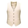 Formal Mens Vest Elegant Solid Color plus Size Suit Vest