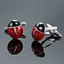 French Men's Shirt Metal Brass Enamel Cufflinks Animal Butterflies Turtle Fish Dog Penguin Lobster Cuff Links
