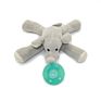 Funny Stuffed Plush Animal Baby Pacifier Holder Toy with Clip Detachable Elephant Monkey Pacifier Toy