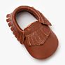 Genuine Leather Tassel Baby Shoes Moccasins Slip on Infant Shoes