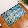 Geometry Pattern Cobblestone Door Mat Marble Semicircle Shiny Front Door Rugs Gold Powder Zigzag Homeware Diamond Large Sponge
