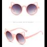 Girls Children Sunglasses Uv400 round Cat Shape Kids Funny Sunglasses
