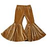 Girls Leggings Velvet Bell Bottoms Big Bell Velvet Comfortable and Soft Flare Pants