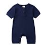 Girl's Rompers Boy Zip Baby Romper Suitable for Both Boys and Girls