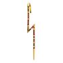 Gold Plated Copper Zircon Pearl Needle Leaves Hook Earjewelry Lightning Cuff Earrings Ear Wrap Crawlers