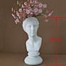 Gothic Resin David Head Resin Sculpture Penholder for Model Home