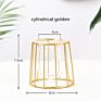 Grace Glass Vase Modern Hydroponic Iron Line Flower Glass and Gold Vases Plant Holder Home Decor Vase Crystal Glass