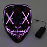 Halloween Mask Neon Led Light up Mask for Festival Cosplay Halloween Costume Masquerade Parties,Carnival,Gifts