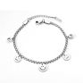 Hawaiian Pearl Kids Girl Charm Woman Bangle Star Stainless Steel Jewelry Bracelets