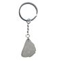 Healing Natural Opal Agates Quartz Stone Crystal Keychains Handbag Purse Holder Lovely Heart Dangle Pendulum Metal Key Chains