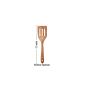 Healthy Non Stick Solid Durable Home Kitchen Serving Spoon Spatula Hanging Teak Wood Spatula Cooking Utensils Set