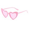 Heart-Shaped Children's Sunglasses Cartoon Irregular Boys and Girls Peach Heart Sunglasses