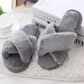 Home Indoor Luxury Fluffy Slippers Fur Slippers for Women