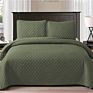 Home Textile 100% Microfiber Polyester Quilt Bedspread Set