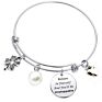 Imitation Pearl Coin Disc Toppik Accessories Christmas Halloween Gifts Adjustable Love Heart Pop It Bracelets & Bangles