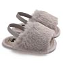 Infant Fur Sandals Girl Fancy Cute Baby Furry Slippers