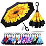 Innovated C Handle Reserve Double Layer Umbrella Double Ribs Umbrella