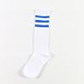 Japanese Student Color Striped Black Teen Girl Woman Tube Socks Knee High Sock