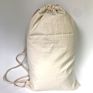 Jumbo Large Durable Eco Cotton Drawstring Laundry Wash Bags for Home and Hotel