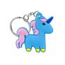 Keychain Cute Rainbow Unicorn Cartoon Key Holder Key Rings Gift for Girl Women Bag Pendant Accessories Jewelry