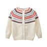 Kids Leopard Sweater Children Boy Girl Autumn Spring Knitted Cardigan Sweater Coat Toddler Jacket Outerwear Clothes