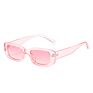 Kids Stylish Sunglasses Square Transparent Pink Girls Sunglasses Toddler Boy Sunglasses