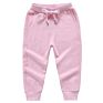 Kids Trousers Cotton Jogger Sweat Pants Solid Cotton Basic Track Girls Boy's Pants