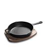 Kitchen Stovetop Oven Use Pre-Seasoned Cast Iron Skillet with Silicone Handle Holder