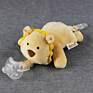 Large Doll Baby Boy Girl Dummy Pacifier Chain Clip Plush Animal Toys Soother Nipples Holder (Not Include Pacifier)