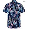 Latest Design Print Short Sleeve Cotton Hawaii Men Shirts