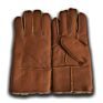 Leather Men Keeping Worm Gloves inside Wool Lining Thickened Sheepskin Fur Leather Glove