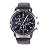 Leather Men Watches Set Bracelet Sport Men Wrist Watch Alloy Case Leather Band Watch Quartz Business Wristwatch Clock Gift