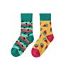 Live Show #11 Personality Mismatched Ab Cotton Kids Happy Socks