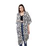 Long Cardigan Leopard Printed Ladies Kimono