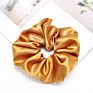 Lovely Silk Hair Scrunchies Fabric Hair Accessories Solid Color Rubber Band Satin Hair Scrunchies