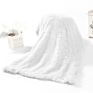 Lowest Price Super Cozy Wool Blanket Plaid Chunk Knit Faux Fur Throw Blanket Bed Mink Fleece