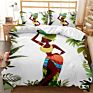 Luxury Design Modern African Black Dream Girls 3D Printed Home Queen Bed Sheet Bedding Comforter Set3 Pcs Bedding Set
