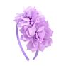 Luxury Princess Children Hairbands Wedding Accessories Girls Headband Baby Big Chiffon Flower Hairband