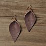 Made in Newest Genuine Leather Earrings Stocks Selling Colorful Accept Clients Design Fashionable Jewelry Drop Earrings