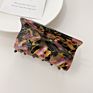 Memphis Style Novelty Square Gripper Large Simple Retro Gripperhair Claws From