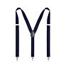 Men Print Solid Color Rainbow Suspenders Adjustable Elastic Brace Suspenders Straps