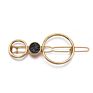 Minimalist Geometric Marble Metal Hair Pins round Rectangle Shape Hair Clips for Women Girls Hair Styling Accessories